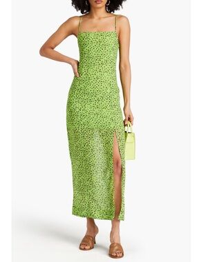 Ganni | Dresses | Ganni Leopard Print Maxi Wrap Dress Size 36 New Without  Tags | Poshmark